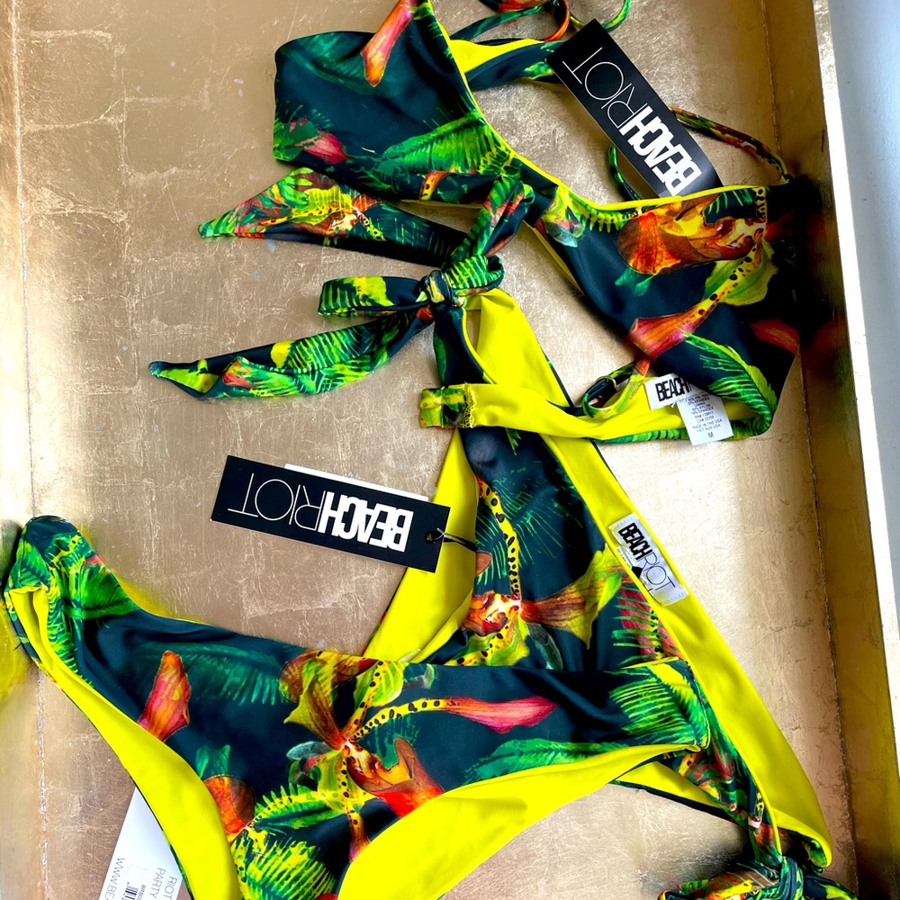 NWT Beach Riot Jungle Viva Bikini